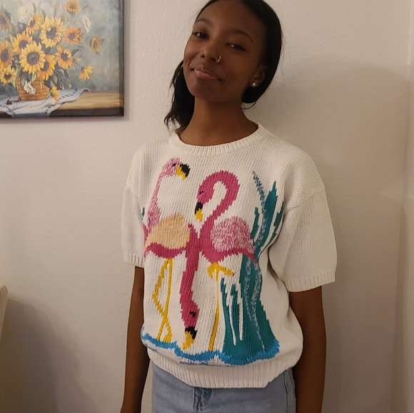 HonorS Misses Flamingo Sweater Shirt🦩 - Picture 6 of 8